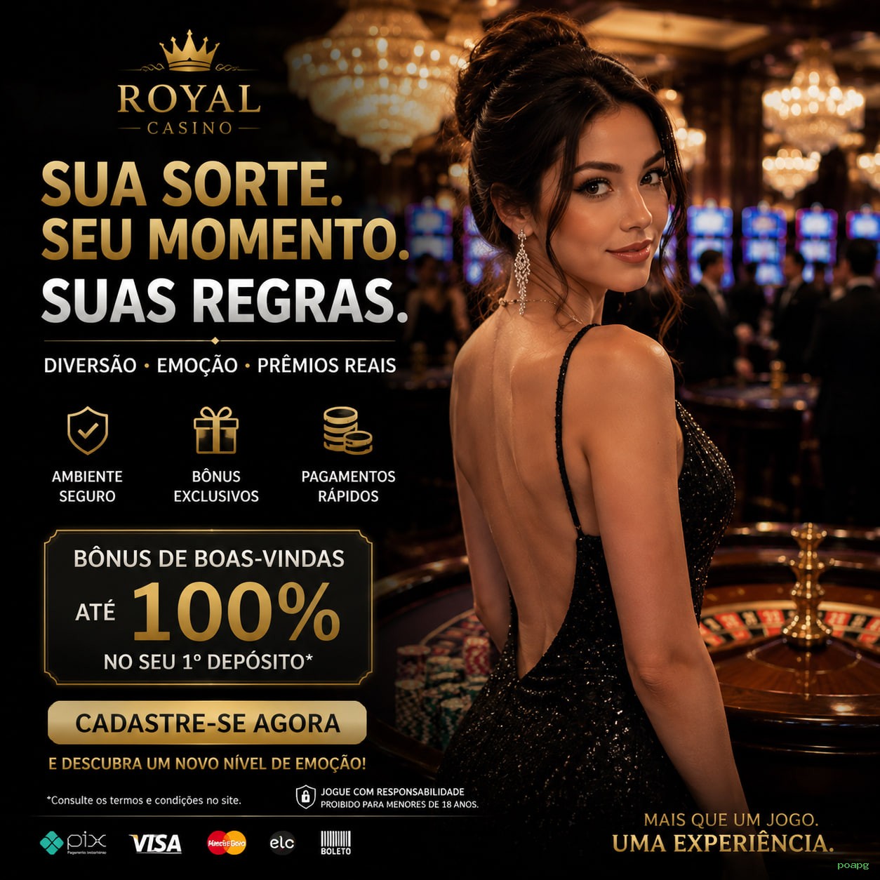Aplicativo móvel poapg para iOS e Android